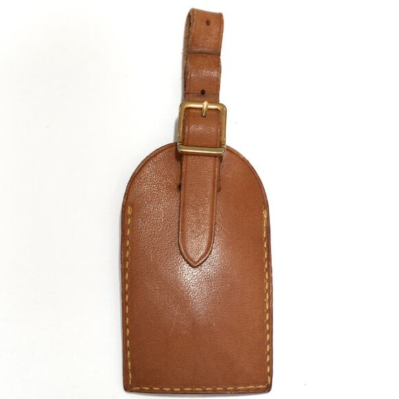 Authentic Louis Vuitton Vachetta Leather Luggage Name Tag TT - Picture 3 of 6